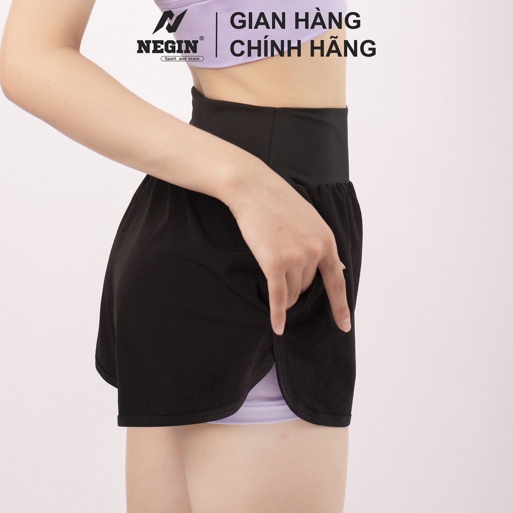 Quần đùi Negin 2 lớp thể thao