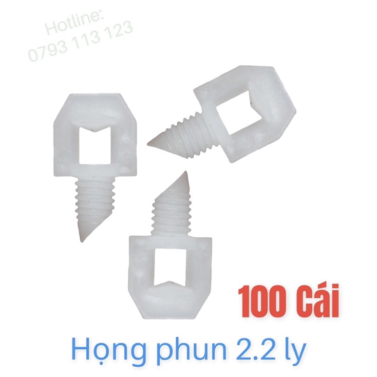 100 Cái Béc bọ tưới gốc họng phun nhiều kích cỡ dùng trong hệ thống tưới tự động
