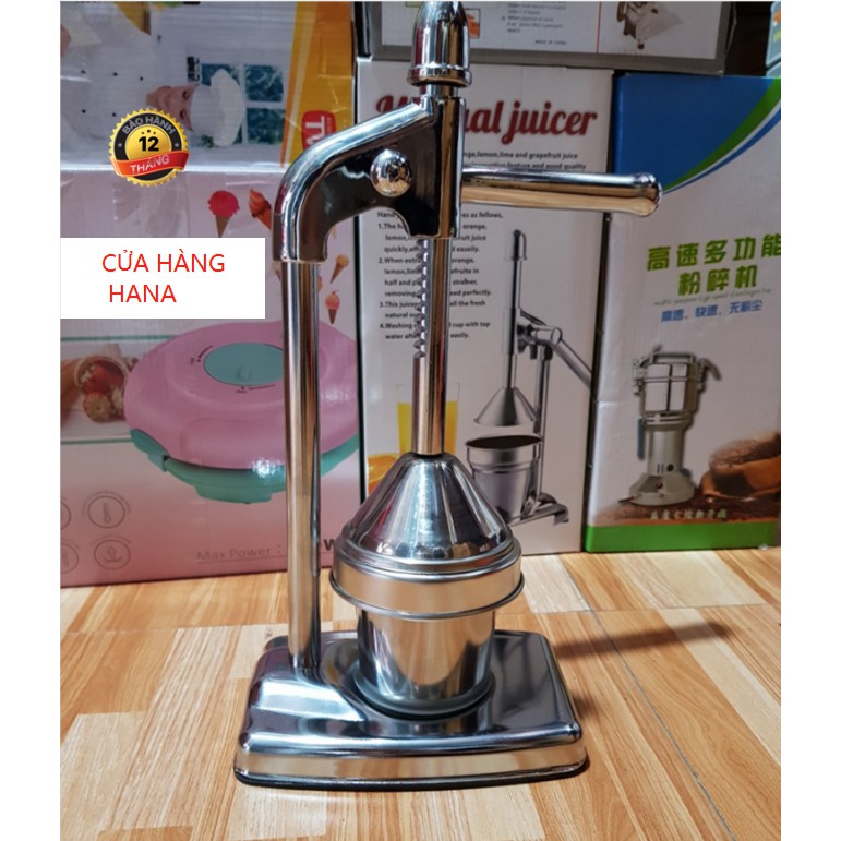 Máy ép cam inox bằng tay