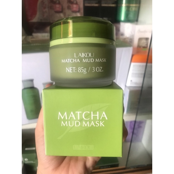 mặt nạ bùn Matcha Laikou