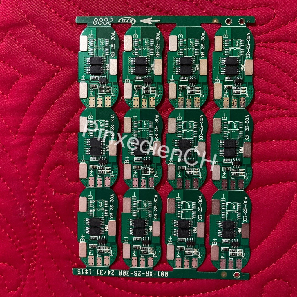 Mạch Bảo Vệ Pin Lithium 3.7v 15A Bms Cho Pin Sạc 2s 8.4V 18650