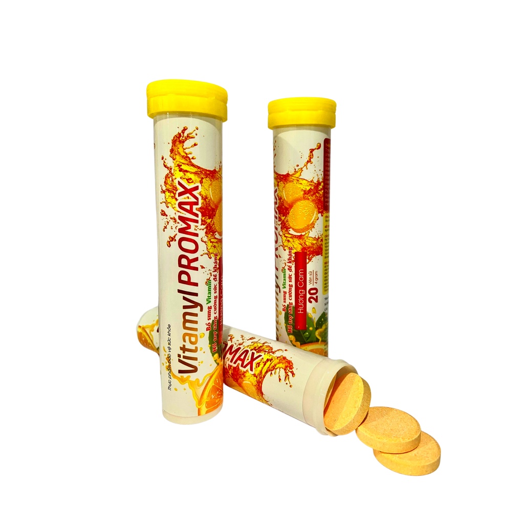Viên sủi Vitamyl PROMAX bổ sung vitamin C, vitamin B, tăng cường sức đề kháng