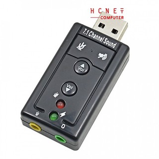 USB ra Sound 7.1 - Hỗ trợ âm thanh đầu USB