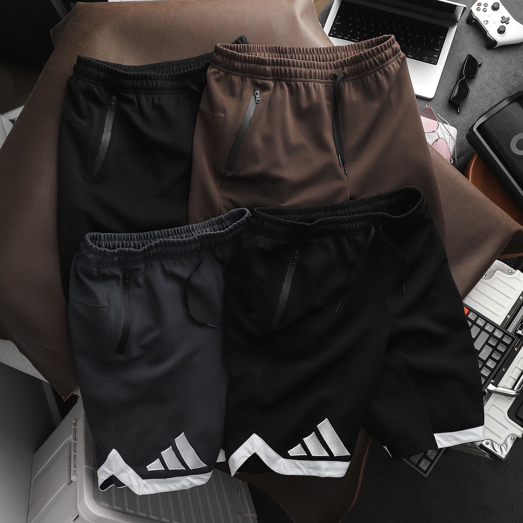 Quần Đùi D.A.S. LOGO M.P Thể Thao Nam Vải Thun Mới Lạ