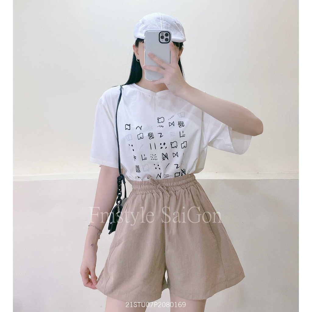 Quần short đũi dây rút VM STYLE ulzzang thời trang 30_ 22STU04P22101 | BigBuy360 - bigbuy360.vn