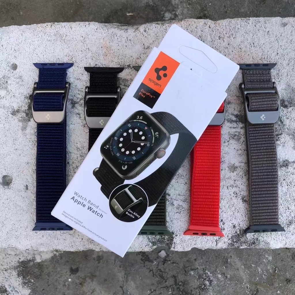 SPIGEN Dây Đeo Bằng Nylon Thể Thao Cho Đồng Hồ Thông Minh apple Watch