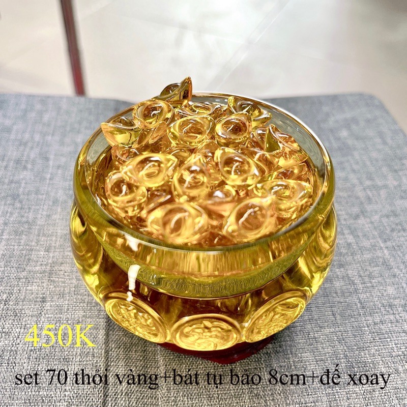 Thỏi vàng 1,5mm , dùng trong bát tụ bảo chiêu tài lộc
