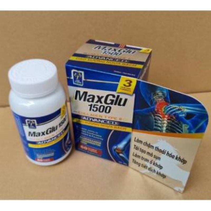 Viên uống hỗ trợ xương khớp MaxGlu hộp 60 viên