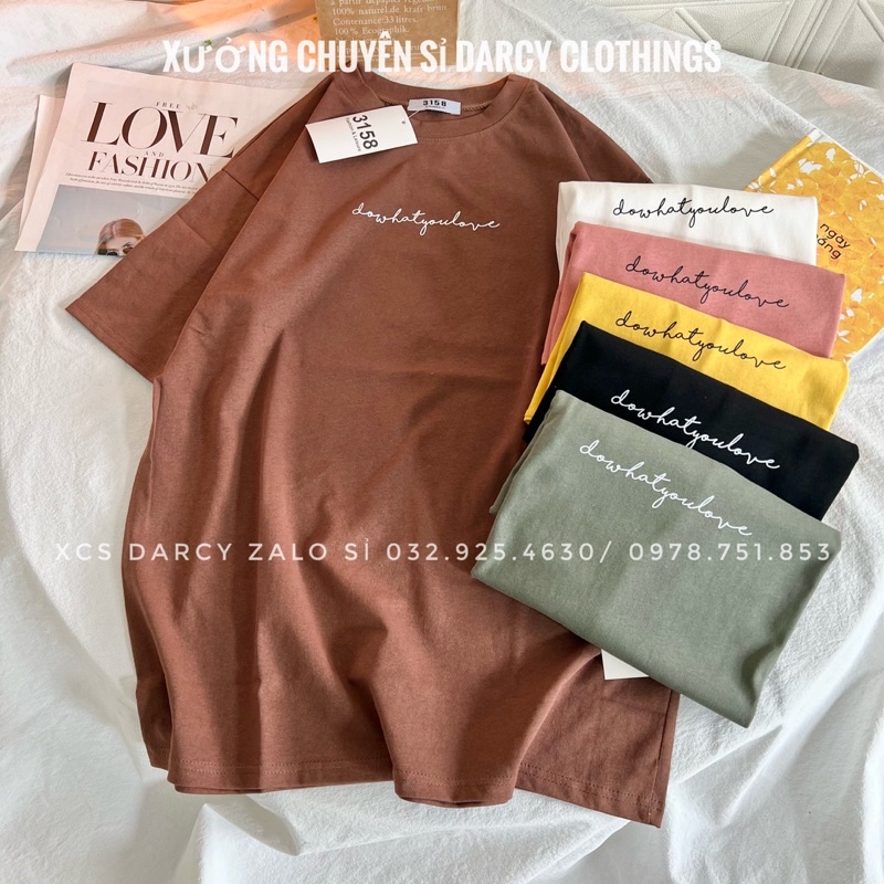 áo thun 3158  FREESHIP  do what u love áo thun unisex nam nữ