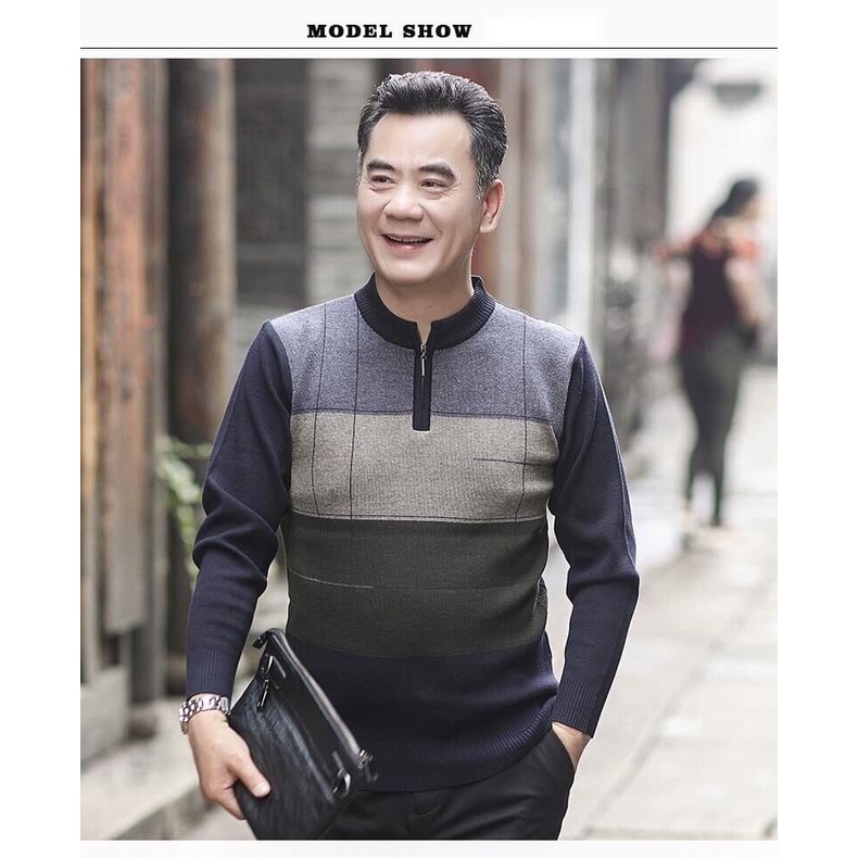 Áo len ấm cho người trung niên nam