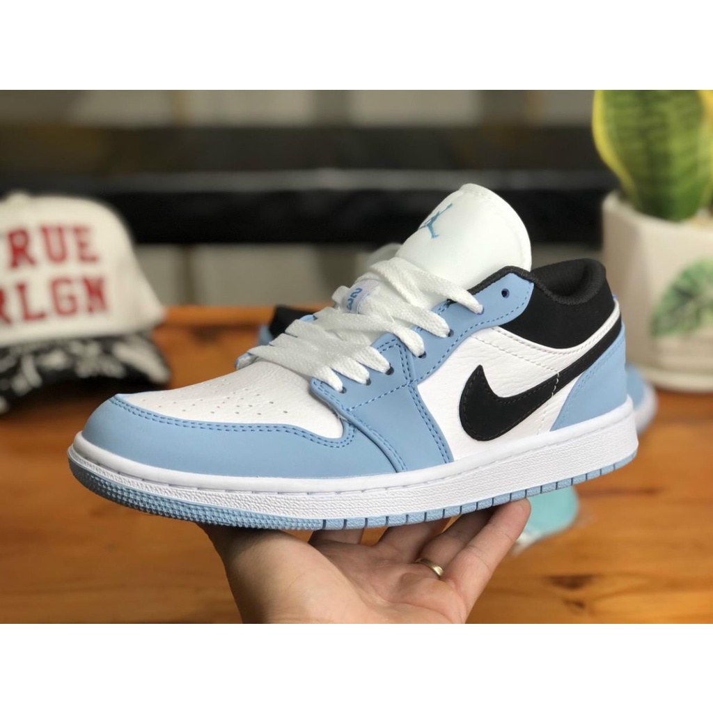 [Full box - trung] Giày Jordan xanh university blue low cao cấp