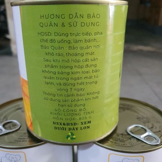 Đào Ngâm Đường Bitraco - Lon 825g