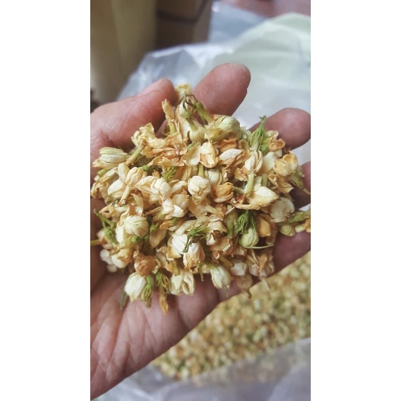 Siêu rẻ 1 Kg hoa nhài khô xịn nhất thơm nhất loại 1