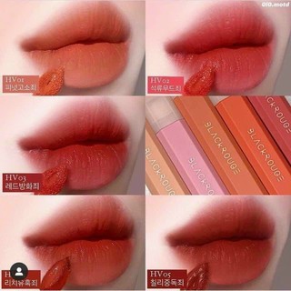 [SALE BLACK ROUGE NEW 2021] Son Kem Lỳ Black Rouge Half N Half Collection - 🌸 {Sập Sàn} 🌸