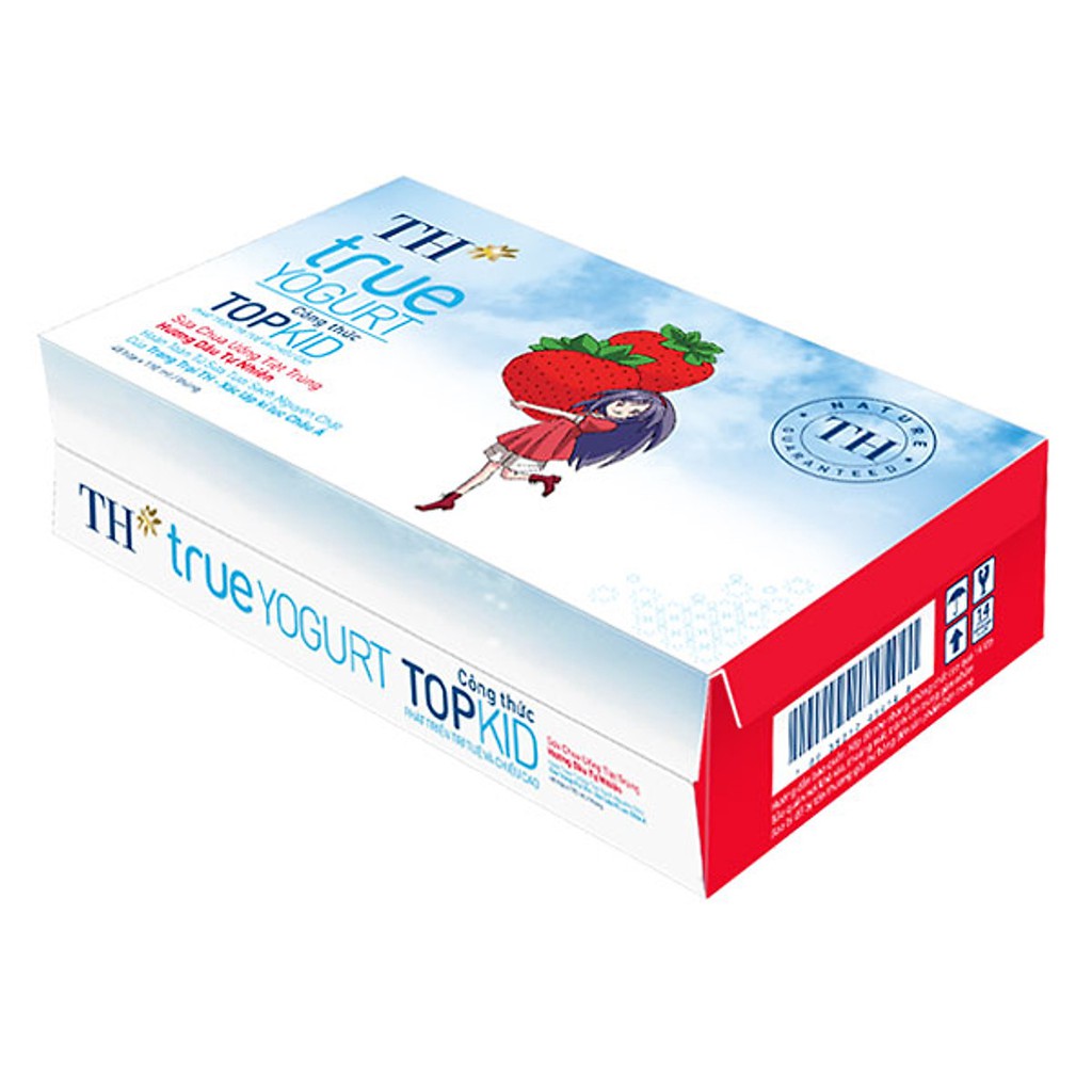 [8/2021] Sữa chua uống Topkid hộp 110ml thùng 48 hộp cho bé