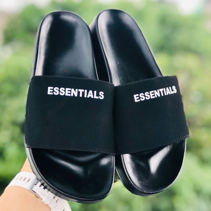 Dép Unisex essential 𝐄𝐒𝐒𝐄𝐍𝐓𝐈𝐀𝐋𝐒 ❤️FREESHIP + Hộp❤️ dép essentials essent quai ngang thể thao nam nữ quai nhung, kèm tag