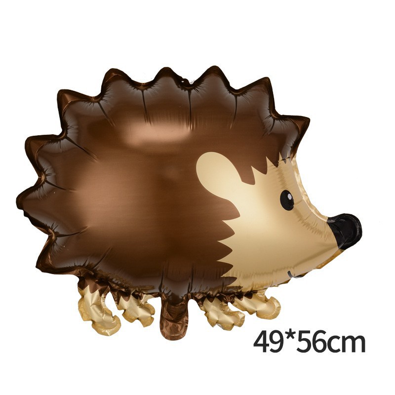 Bóng nhôm hình con thỏ, cáo, sóc, nhím, trang trí sinh nhật, party Fubao Store