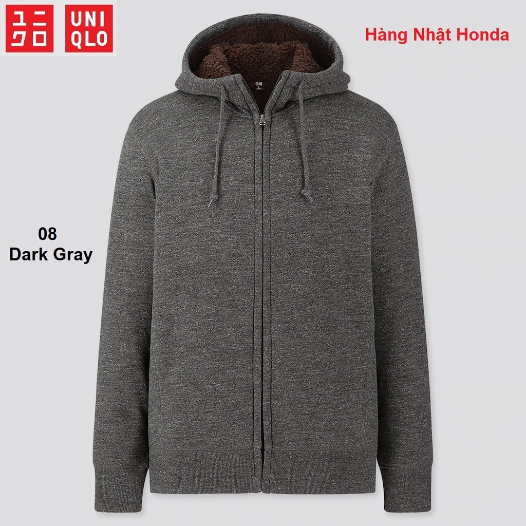 [Hàng Nhật Nội Địa] Áo nỉ lót lông cừu nam Uniqlo - Nhật Bản