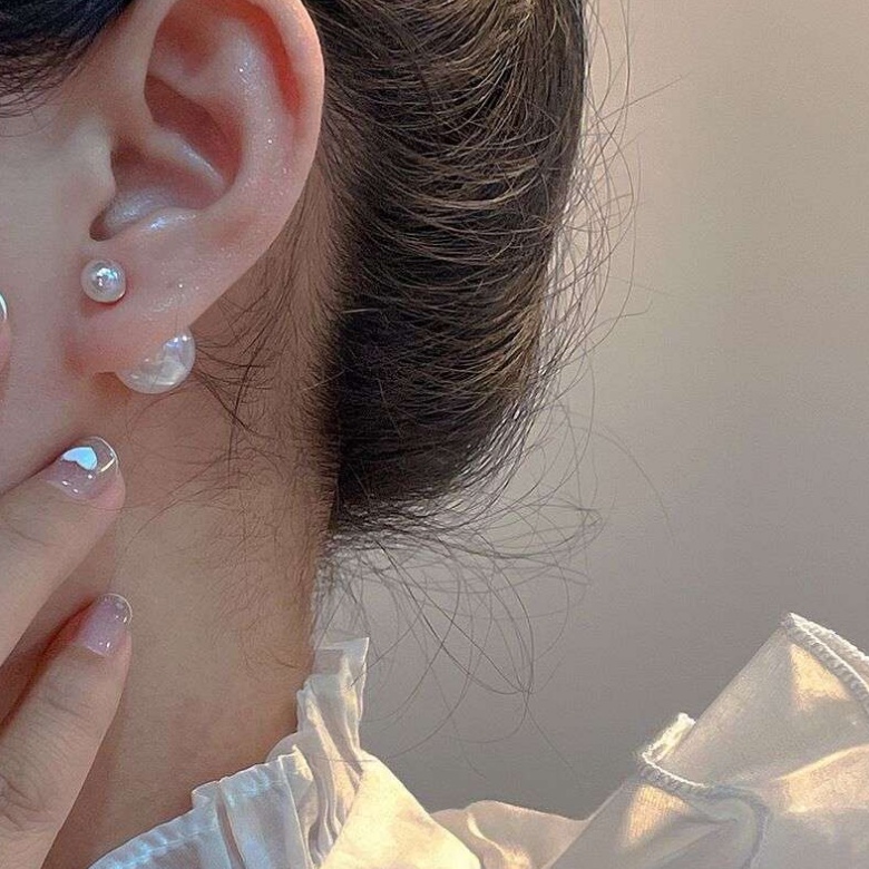 Khuyên Tai Ngọc Trai Nhiều Màu Sắc Thời Trang