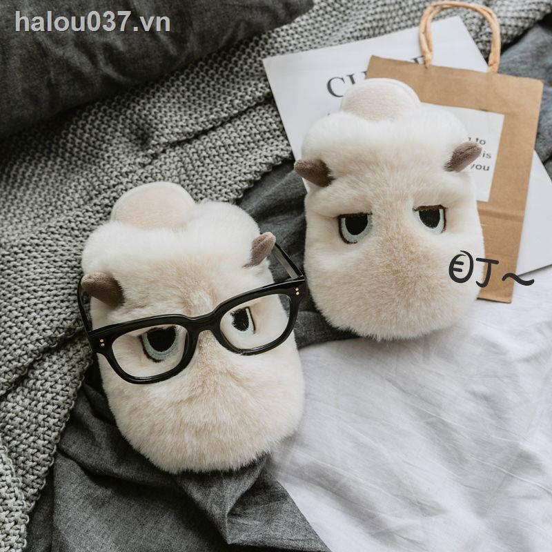 Dép Bông Đi Trong Nhà Giữ Ấm Mùa Đông Hình Hoạt Hình Dễ Thương Cho Nữ