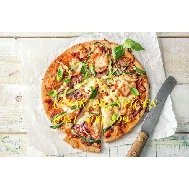 Lá Húng Quế Tây  ướp gà KFC, sốt pizza.