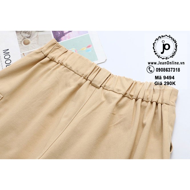 Short Kaki Túi Hộp (MS: 9494) quần kaki nữ, quần đùi, quần short, quần ngoại cỡ, bigsize | BigBuy360 - bigbuy360.vn