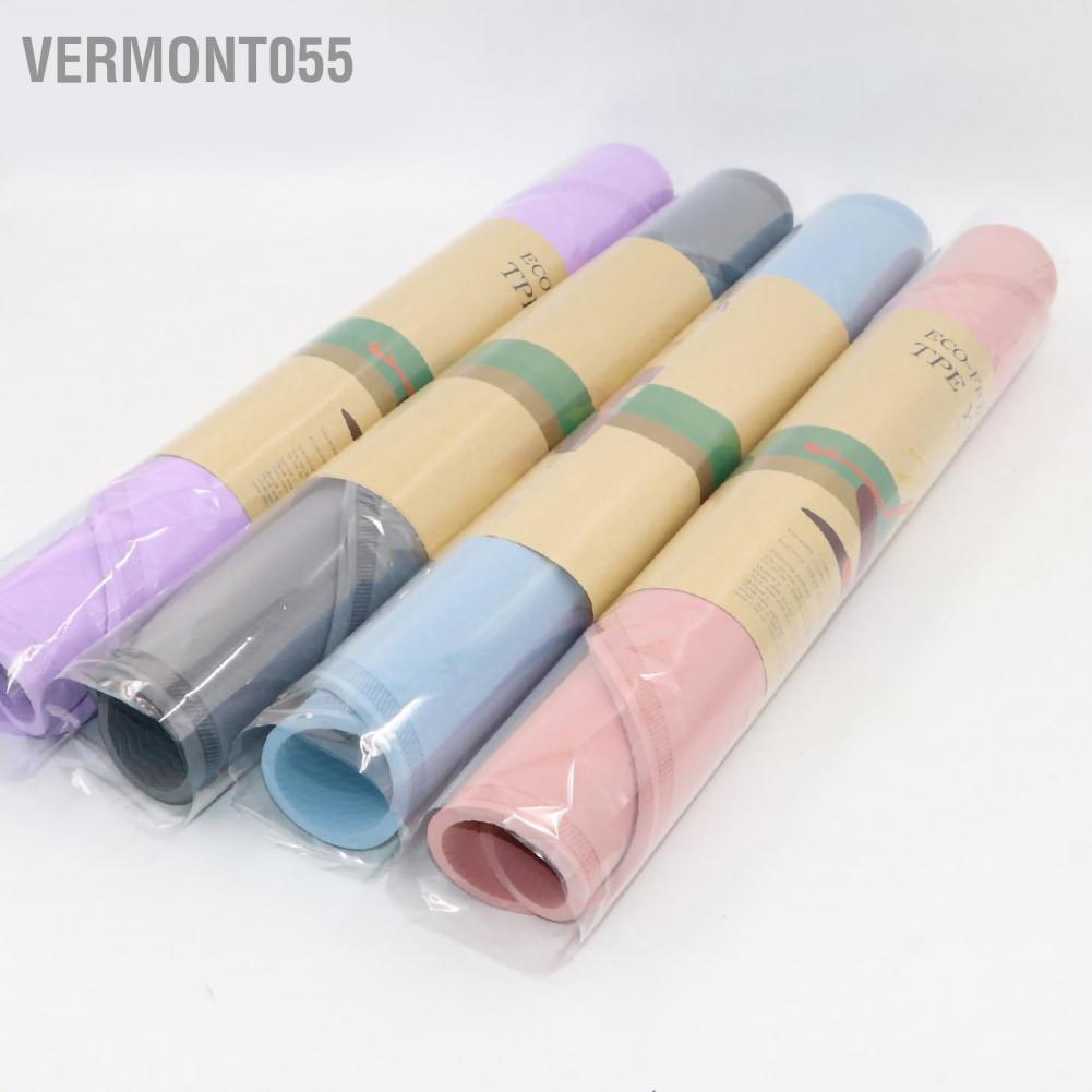 Có thể bán buôn TPE Jump Rope Mat Cách âm nhiệt Trang chủ Yoga Thảm tập thể dục hấp thụ sốc Vermont055 Hàng giao ngay