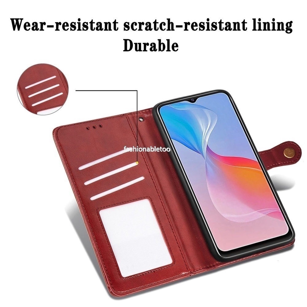 Ốp Điện Thoại Da Nắp Lật Từ Tính Chống Sốc Cho Vivo V25 pro V25pro V25E V 25