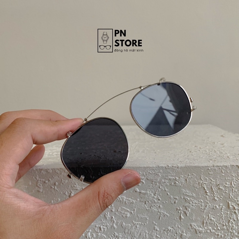 Clip on gắn ngoài cho gọng kính PNGMALIO - Đồng hồ mắt kính PN STORE