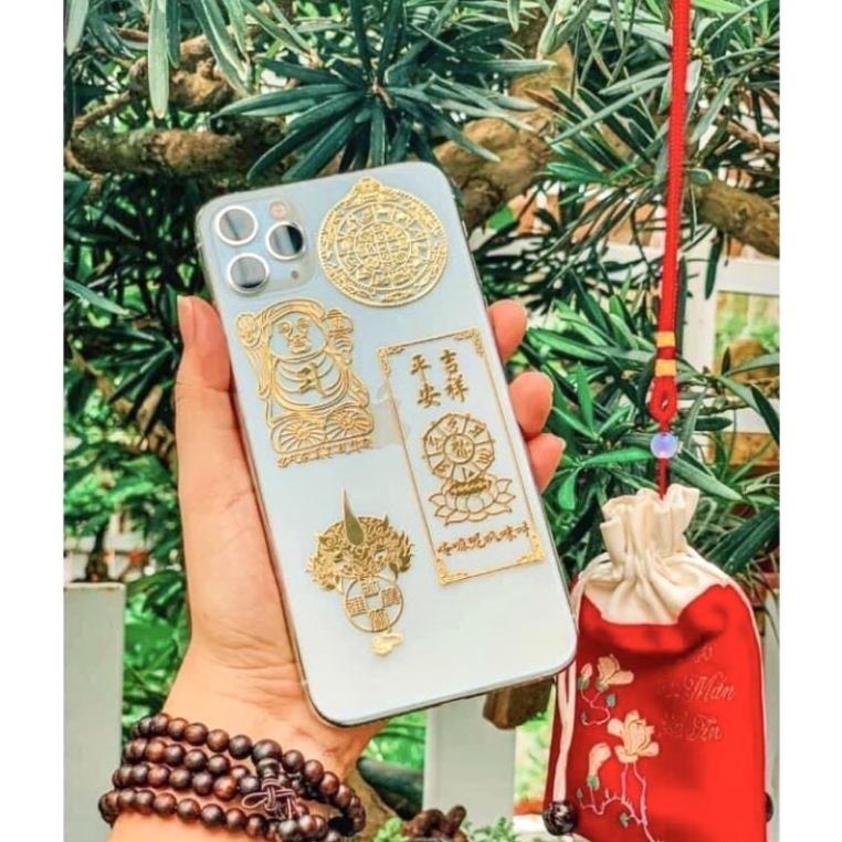 Miếng Dán Điện Thoại Tài Lộc May Mắn
