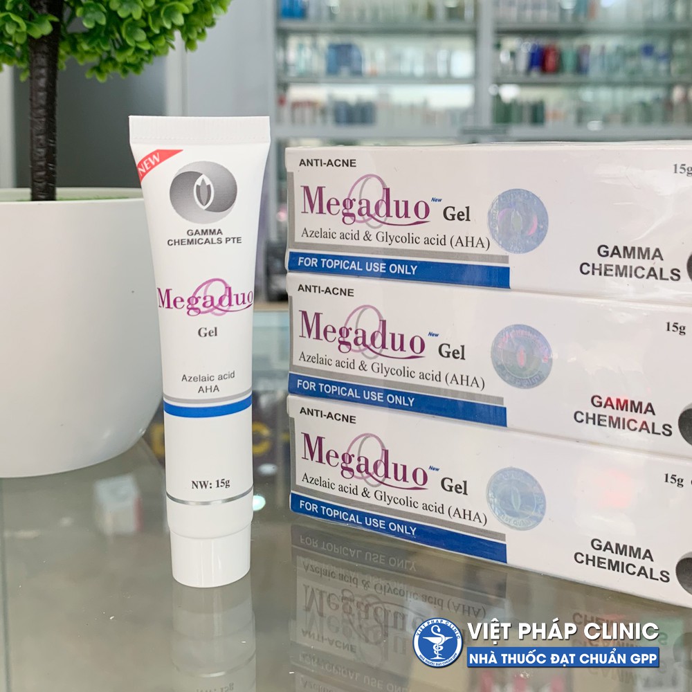 Megaduo Gel 15g - Bản AHA và Plus Retinal 1.0 - Dưỡng da, giảm mụn