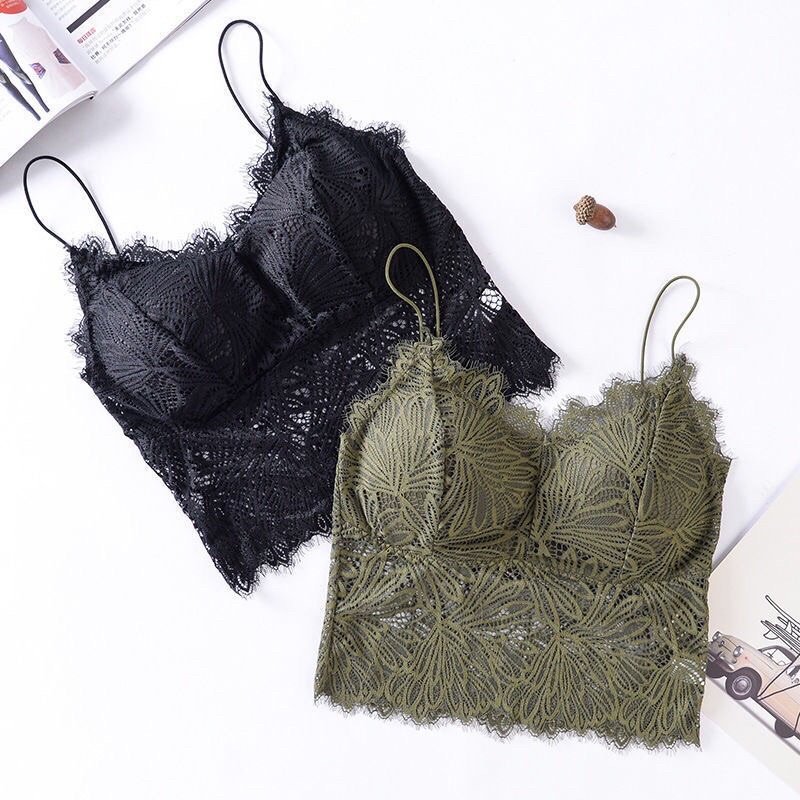 ♥️ Áo Lót Nữ ♥️ Áo bra ren cao cấp croptop dây mảnh siêu xinh bralette dây mảnh
