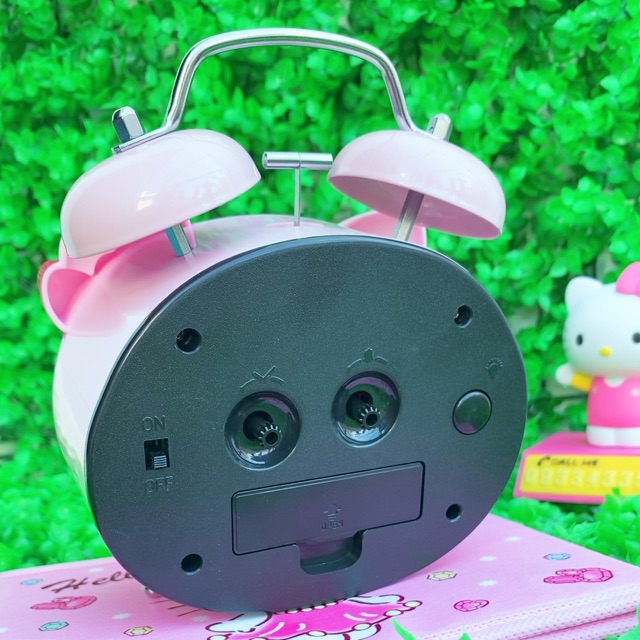 Đồng hồ báo thức có đèn Hello Kitty - Doremon