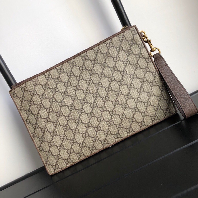 ví tab đứng dáng mỏng in hoạ tiết khoá kéo gucci Gc Gg