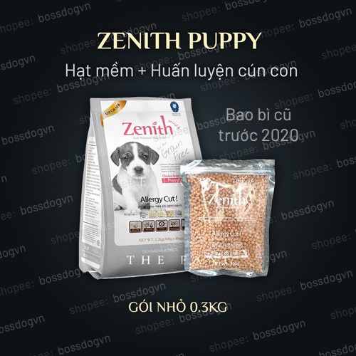 Hạt mềm cho chó Zenith gói nhỏ | Thức ăn chó + huấn luyện cún (Puppy <10th tuổi) | BossDog