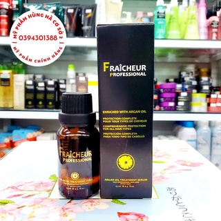Tinh dầu dưỡng tóc Fraicheur, dưỡng tóc mềm mượt, phục hồi hư tổn Fraicheur Argan Oil Treatment Serum 15ml