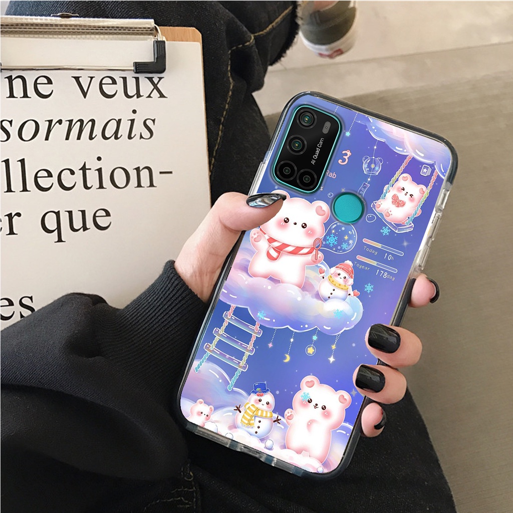 ỐP LƯNG VSMART STAR 3 - STAR 4 - STAR 5  - LIVE 4 - JOY 4 , IN HÌNH GẤU NÂU CHOCOLATE ĐÁNG YÊU.