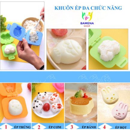 Khuôn Tạo Hình Cơm , Trứng ,Khuôn Làm Bánh Cho Bé Ăn Dặm Ngon Miệng