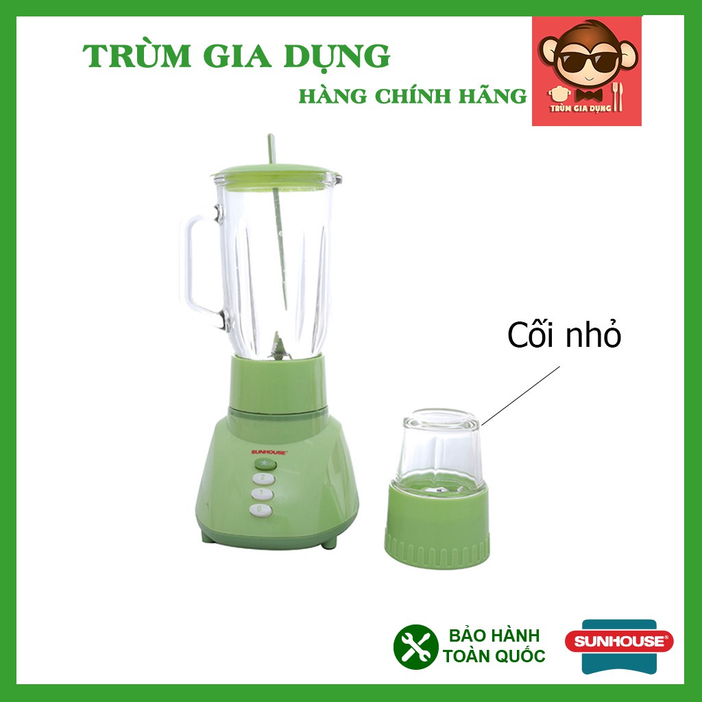 Phụ kiện máy xay sinh tố Sunhouse SHD5112, SHD5323, cối to nhỏ đầy đủ, gioăng cao su và lưỡi dao -anhsonnd18