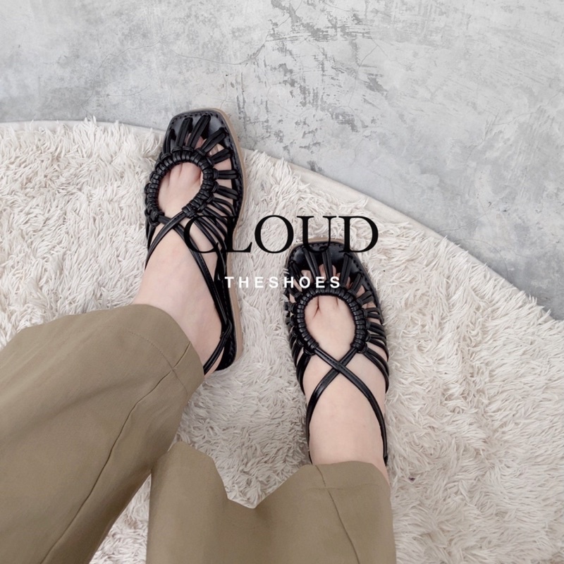 Sandal O dây đan gót bệt by CLOUD