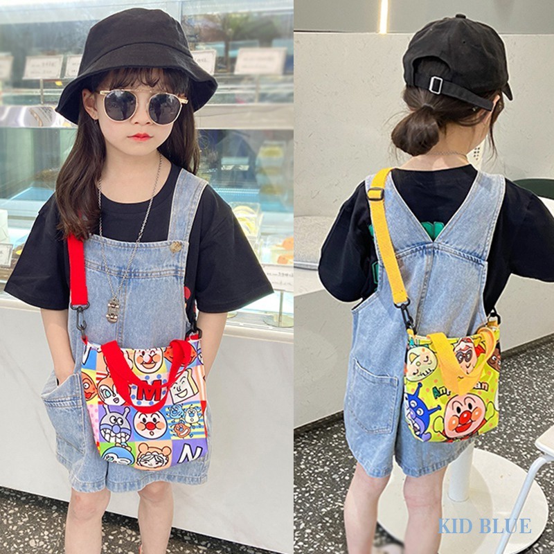 Túi Đeo Chéo Vải Canvas Dễ Thương Cho Bé Gái