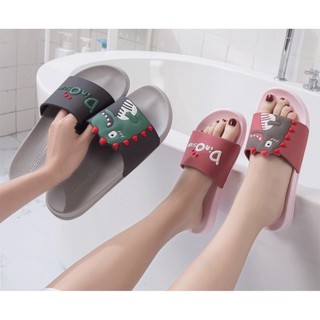Dép thời trang quai ngang Unisex cực hot hè 2020 Khủng Long Dion - Giày dép unisex