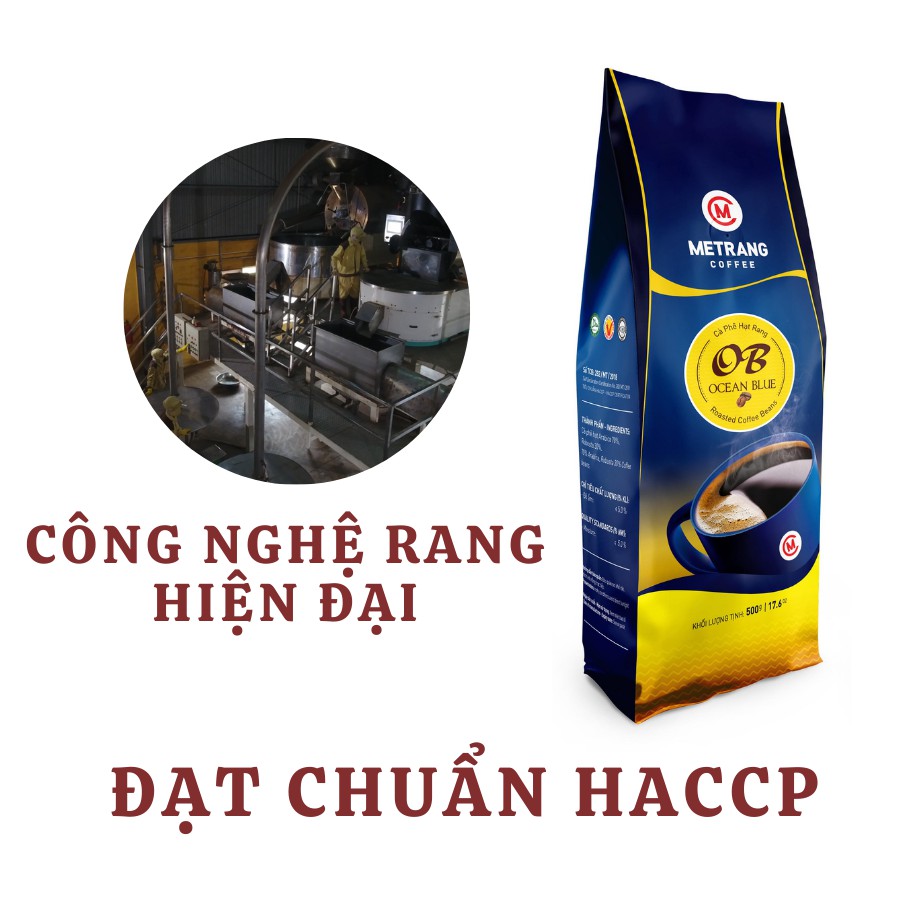 Cà phê Mê Trang Ocean Blue (OB) - Túi hạt 500g