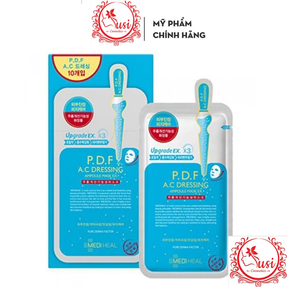 Mặt Nạ Mediheal PDF Làm Dịu Da Giảm Kích Ứng Cho Da Mụn Mediheal P.D.F AC Dressing Ampoule Mask EX 25ml