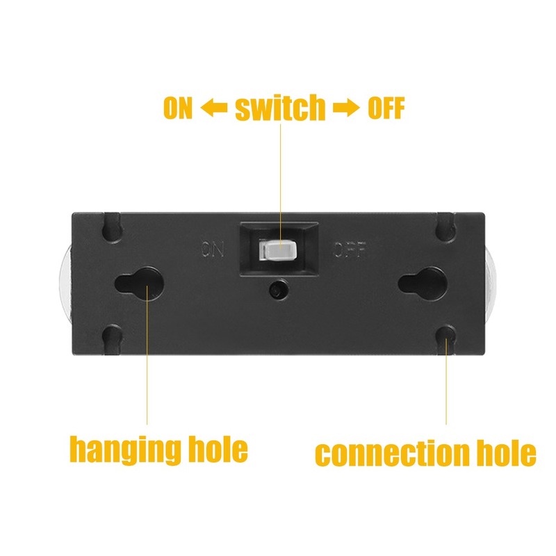 Đèn LED Treo Tường Sử Dụng Năng Lượng Mặt Trời Chống Nước Hình Chữ Nhật