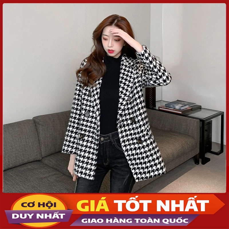 Áo Blazer Dạ Trần Bông Chám 2 Lớp Hàng Quảng Châu M619-Violet
