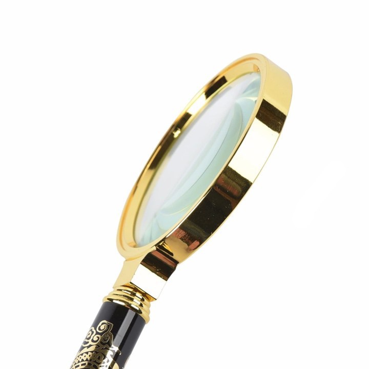 Kính lúp cầm tay Magnifier khắc hình rồng tuyệt đẹp