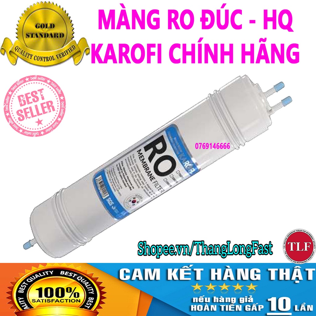 MÀNG RO ĐÚC KAROFI SỐ 4 MỚI [CHÍNH HÃNG] - LÕI LỌC NƯỚC SỐ 4 - MÀNG RO PURIFIM KAROFI USA 100 GDP