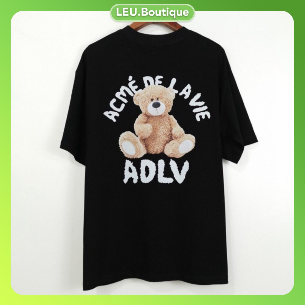 Áo thun unisex nam nữ đẹp Gấu Teddy ADLV basic Leu Boutique | BigBuy360 - bigbuy360.vn