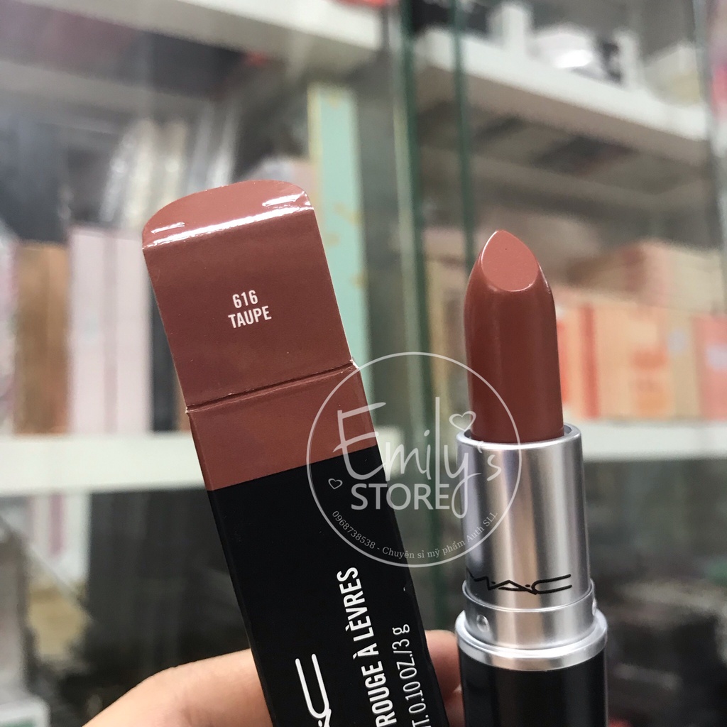 Son thỏi MAC các màu đỏ đất, cam đất, đỏ tươi siêu xịn